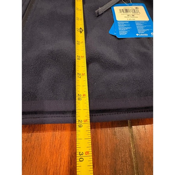 New Columbia Sequoia Grove Full Zip M Fleece Jacket Mens Medium Blue NWT - Picture 5 of 8
